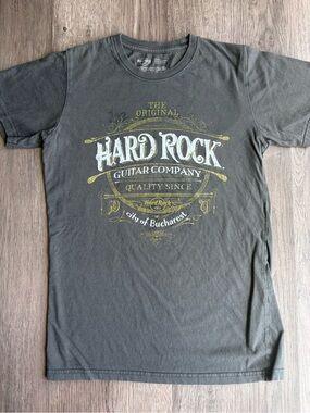 Hard Rock Cafe Charcoal Graphic Tee Sz.S